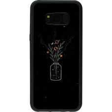 Coque Samsung Galaxy S8+ - Silicone rigide noir Vase black
