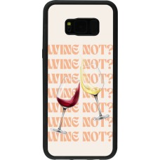 Samsung Galaxy S8+ Case Hülle - Silikon schwarz Wine not