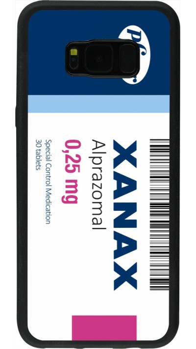 Coque Samsung Galaxy S8+ - Silicone rigide noir Xanax Alprazolam 2025