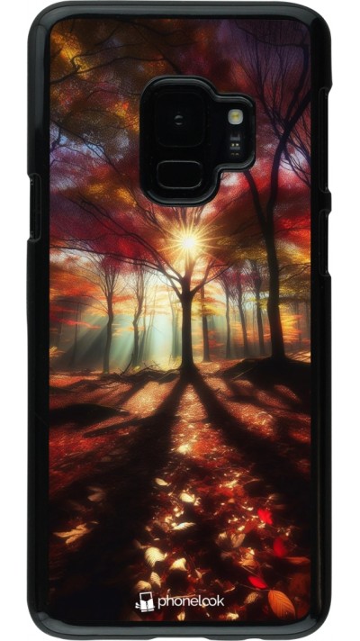 Samsung Galaxy S9 Case Hülle - Herbstlicher goldener Glanz