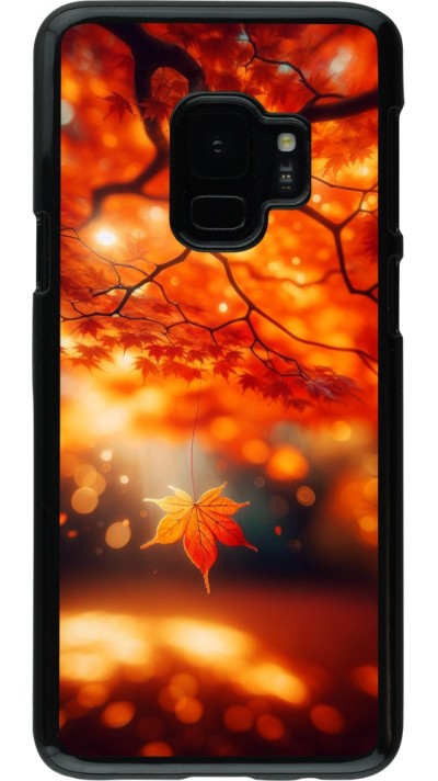 Samsung Galaxy S9 Case Hülle - Herbst Magisch Orange