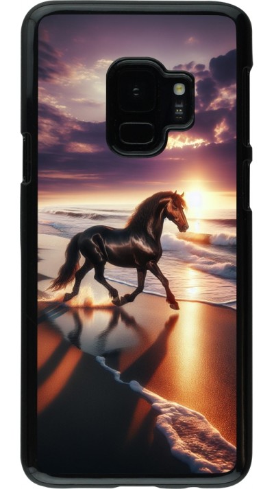 Samsung Galaxy S9 Case Hülle - Pferd majestätisch Strand
