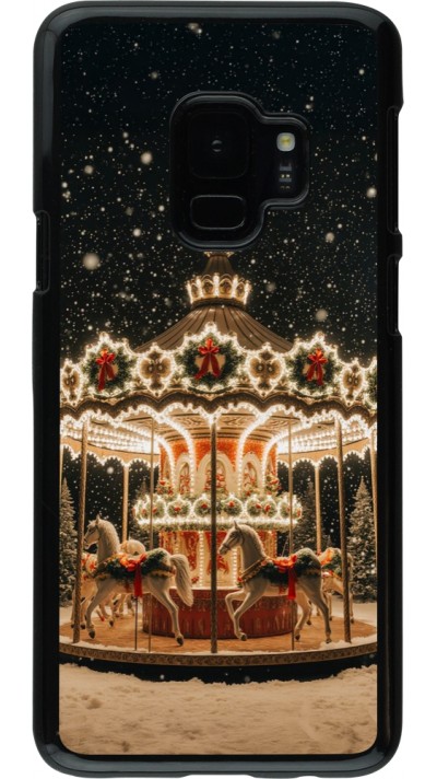 Samsung Galaxy S9 Case Hülle - Christmas 25 Carousel