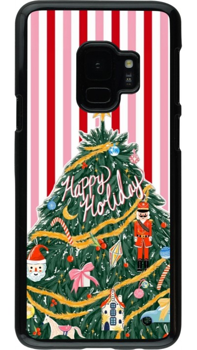 Samsung Galaxy S9 Case Hülle - Christmas 25 Happy Holiday