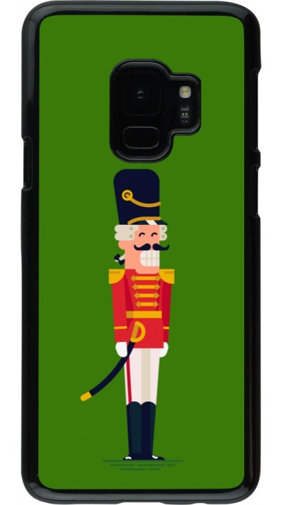 Samsung Galaxy S9 Case Hülle - Christmas 25 Nutcracker Green