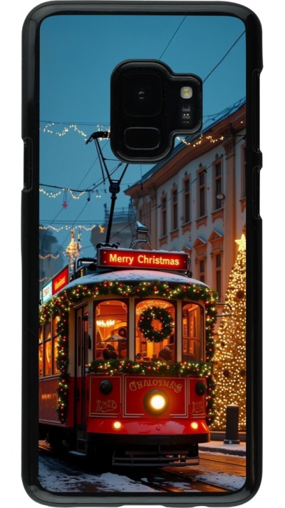 Samsung Galaxy S9 Case Hülle - Christmas 25 Xmas Train