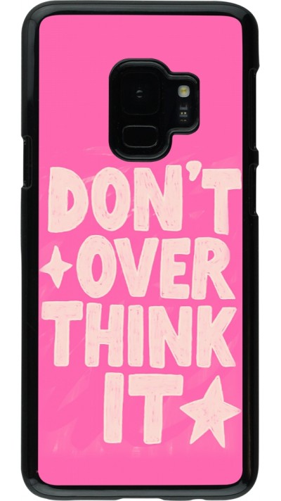 Samsung Galaxy S9 Case Hülle - Dont over think it 2026