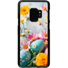 Samsung Galaxy S9 Case Hülle - Easter 2026 Eggs with flowers
