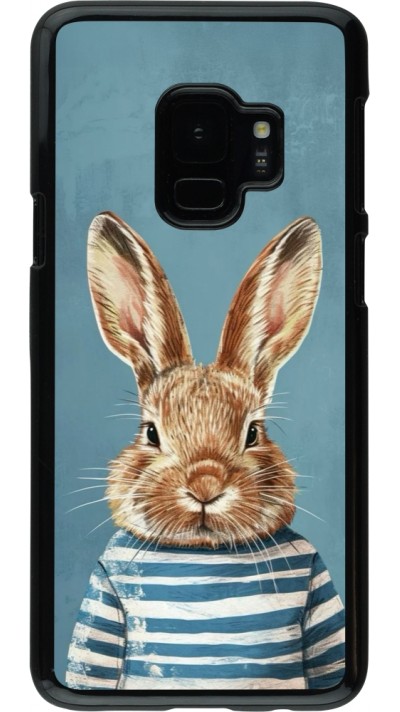 Samsung Galaxy S9 Case Hülle - Easter 2026 Rabbit navy