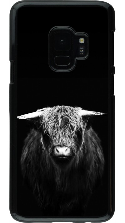 Samsung Galaxy S9 Case Hülle - Highland calf black