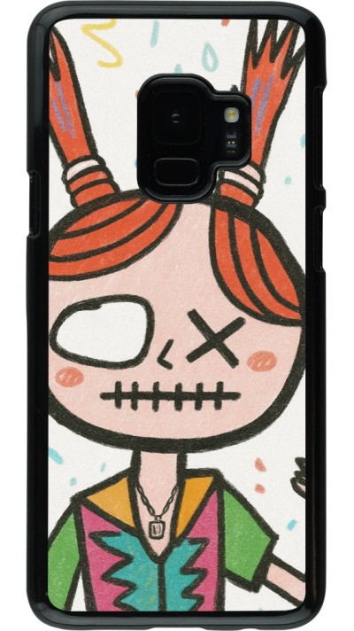 Coque Samsung Galaxy S9 - Little Girl Sketch