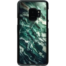 Samsung Galaxy S9 Case Hülle - Majestätischer grüner Marmor