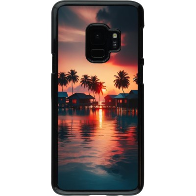 Samsung Galaxy S9 Case Hülle - Paradies Malediven