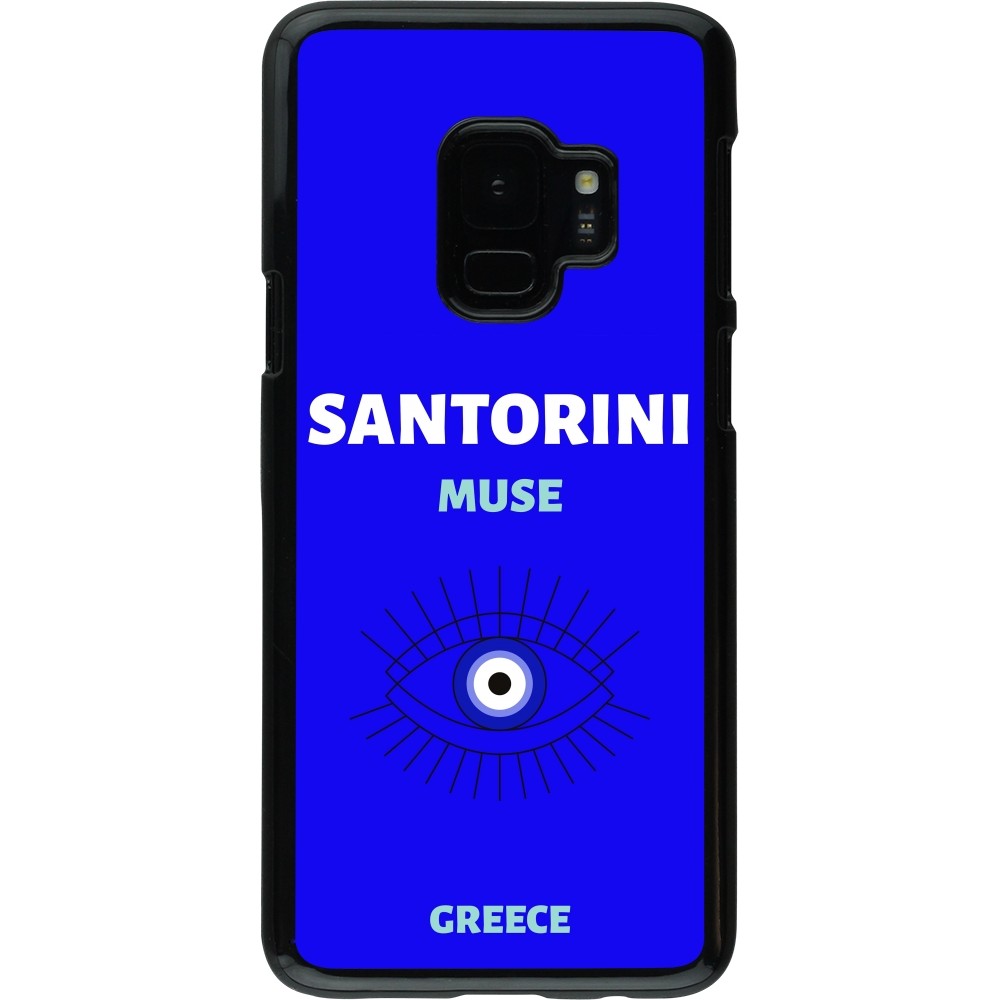 Samsung Galaxy S9 Case Hülle - Pop Summer Destination Santorini