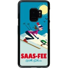Samsung Galaxy S9 Case Hülle - Saas-Fee Ski Downhill