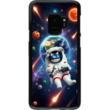 Samsung Galaxy S9 Case Hülle - VR SpaceCat Odyssee