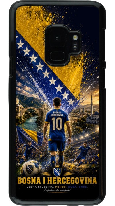 Samsung Galaxy S9 Case Hülle - Fussball Bosnien und Herzegowina splash 2026