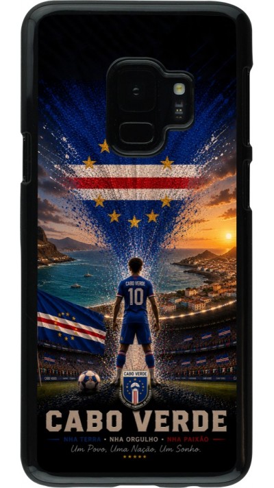 Samsung Galaxy S9 Case Hülle - Fussball Kap Verde splash 2026