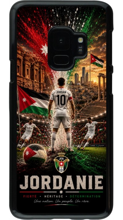 Samsung Galaxy S9 Case Hülle - Fussball Jordanien splash 2026