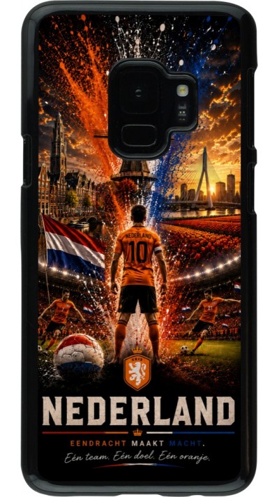 Samsung Galaxy S9 Case Hülle - Fussball Niederlande splash 2026