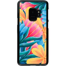 Samsung Galaxy S9 Case Hülle - Spring 23 colorful flowers
