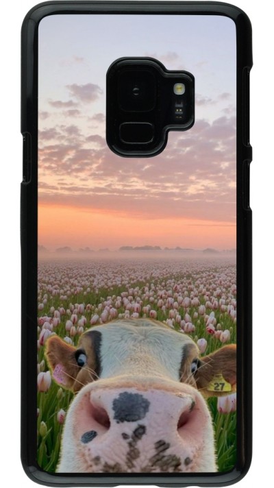 Samsung Galaxy S9 Case Hülle - Cow with tulips 2026