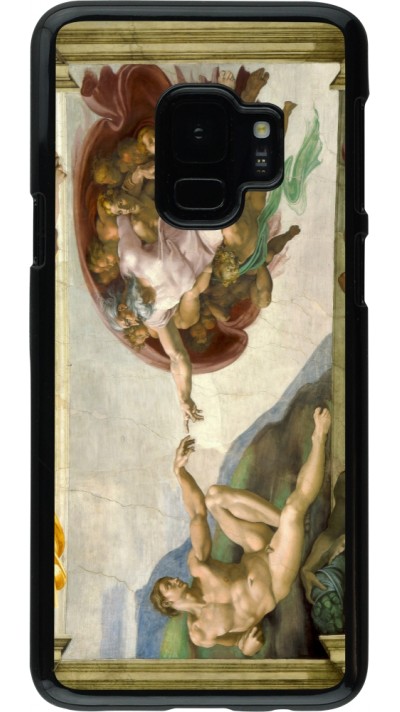 Samsung Galaxy S9 Case Hülle - Kunstbild - Die Erschaffung Adams - Michelangelo