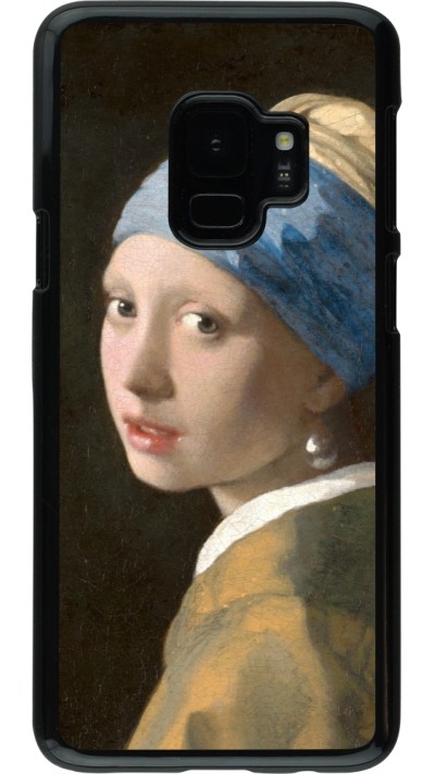 Samsung Galaxy S9 Case Hülle - Kunstbild - Das Mädchen mit dem Perlenohrring - Jan Vermeer