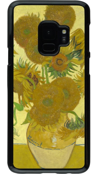 Samsung Galaxy S9 Case Hülle - Kunstbild - Sonnenblumen  - Van Gogh