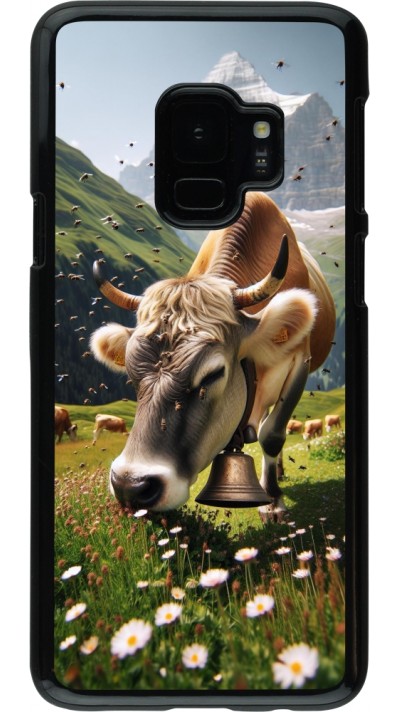 Samsung Galaxy S9 Case Hülle - Kuh Berg Wallis