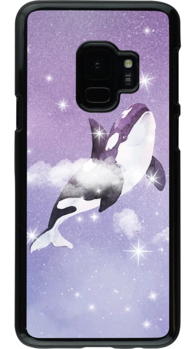 Coque Samsung Galaxy S9 - Whale in sparking stars Coque Samsung Galaxy S9 - Whale in sparking stars