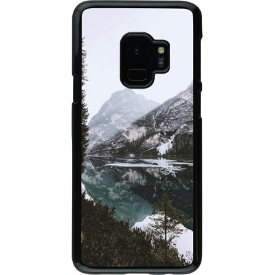 Samsung Galaxy S9 Case Hülle - Winter 22 snowy mountain and lake