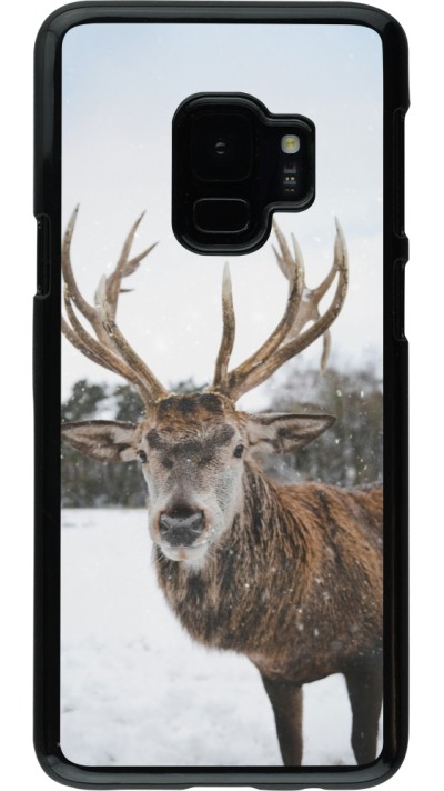 Samsung Galaxy S9 Case Hülle - Winter 25 Winter reindeer
