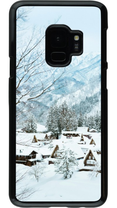 Samsung Galaxy S9 Case Hülle - Winter 25 Winter snowy landscape