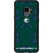 Samsung Galaxy S9 Case Hülle - Silikon schwarz Saudi Arabien 2026 personalisierbares Fussballtrikot