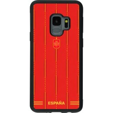 Samsung Galaxy S9 Case Hülle - Silikon schwarz Spanien 2026 personalisierbares Fussballtrikot