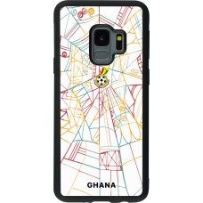 Samsung Galaxy S9 Case Hülle - Silikon schwarz Ghana 2026 personalisierbares Fussballtrikot