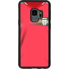 Samsung Galaxy S9 Case Hülle - Silikon schwarz Iran 2022 personalisierbares Fussballtrikot