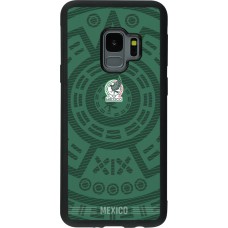 Samsung Galaxy S9 Case Hülle - Silikon schwarz Mexiko 2026 personalisierbares Fussballtrikot