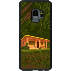 Samsung Galaxy S9 Case Hülle - Silikon schwarz Benitos house DTMF