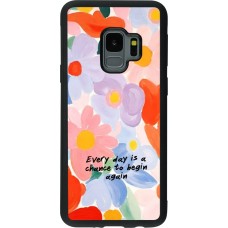 Samsung Galaxy S9 Case Hülle - Silikon schwarz Every day is a chance 2026