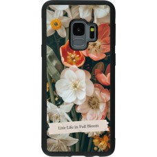 Samsung Galaxy S9 Case Hülle - Silikon schwarz Full Bloom 2026
