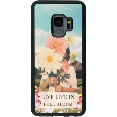 Samsung Galaxy S9 Case Hülle - Silikon schwarz Live life in full moon 2026