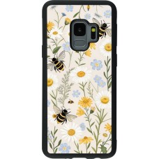Samsung Galaxy S9 Case Hülle - Silikon schwarz Pattern bees 2026