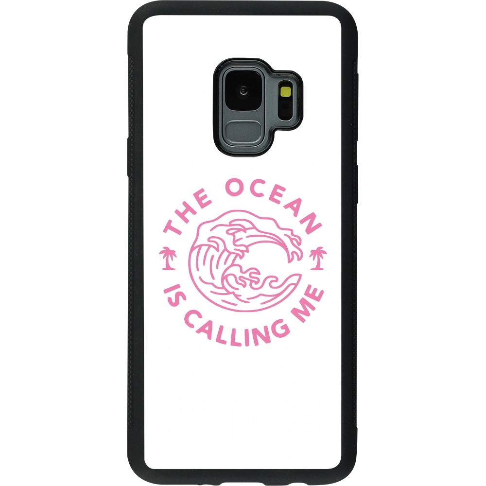 Samsung Galaxy S9 Case Hülle - Silikon schwarz The Ocean is calling me