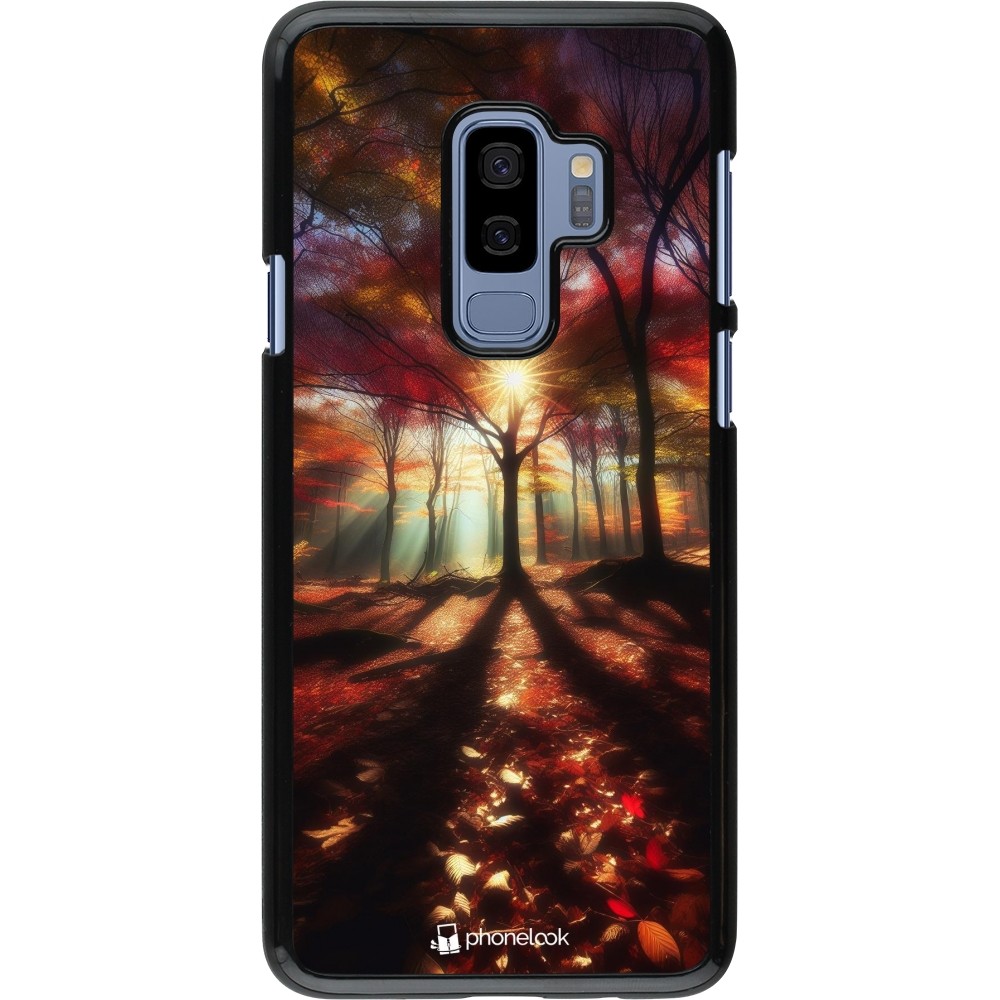 Samsung Galaxy S9+ Case Hülle - Herbstlicher goldener Glanz