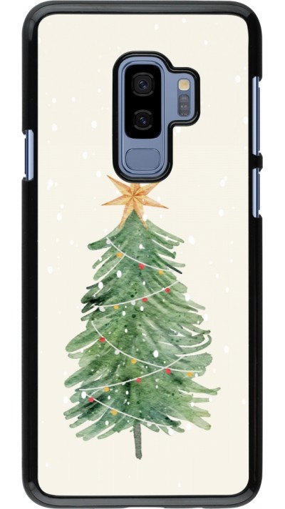 Samsung Galaxy S9+ Case Hülle - Christmas 25 Sketch Tree