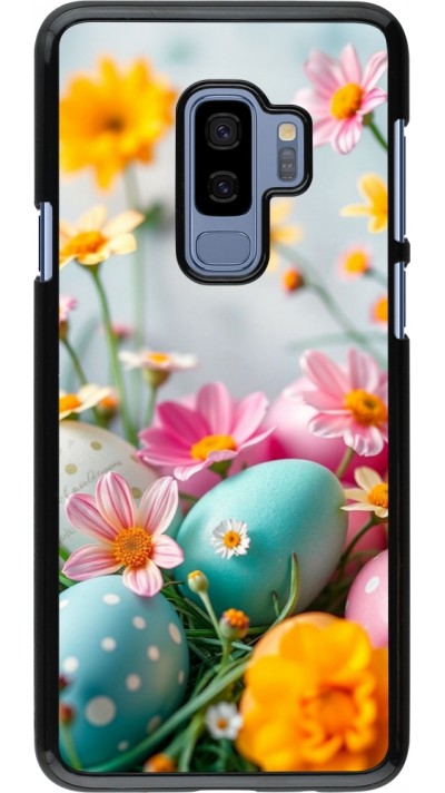 Samsung Galaxy S9+ Case Hülle - Easter 2026 Eggs with flowers