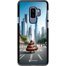 Samsung Galaxy S9+ Case Hülle - Kackhaufen Emoji Spaziergang
