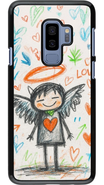 Coque Samsung Galaxy S9+ - Little Angel Sketch Love